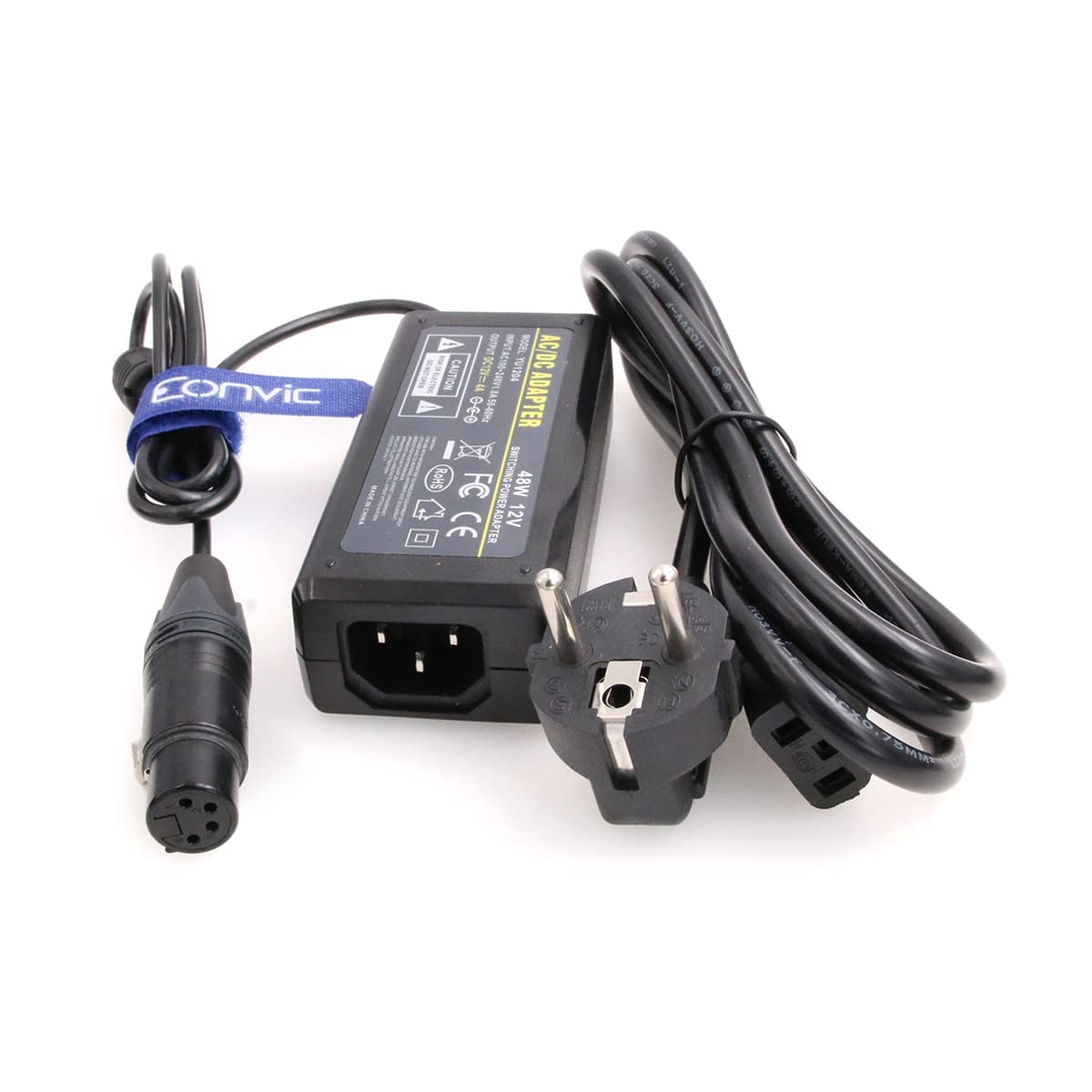 12V 4A 4 Pin XLR Hembra Fuente de alimentación para Sony PMW F3 F5 HDW-F900 Panasonic Zaxcom