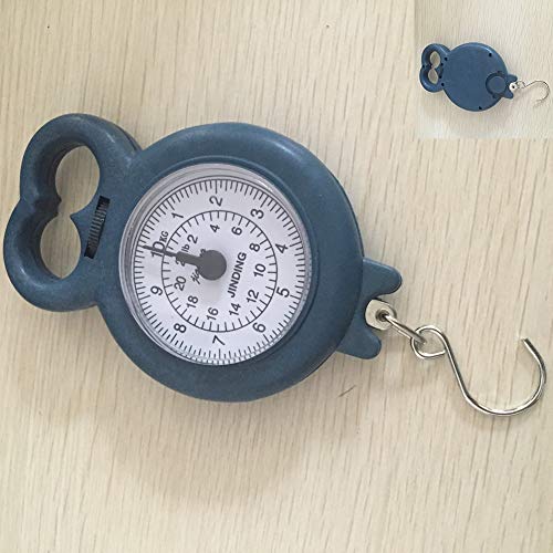 Preisvergleich Produktbild Waage für Haushalt, Gepäck, Federwaage, tragbare Nadel, zum Aufhängen, Angelhaken, Tasche, Waage, Stahlhof