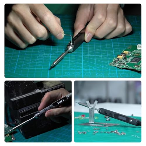 Image of 11Pcs Pinecil Tips, Stainless Steel TS100 Soldering Iron Tips, Fine Type Pinecil Soldering Tips Replacement, Mini Pen Type TS100 Tip for Soldering Iron