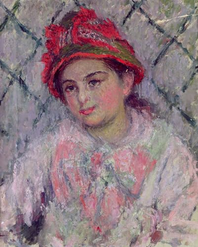 Impression d'art mural Blanche Hoschedé Claude Monet toile vintage 60x90cm