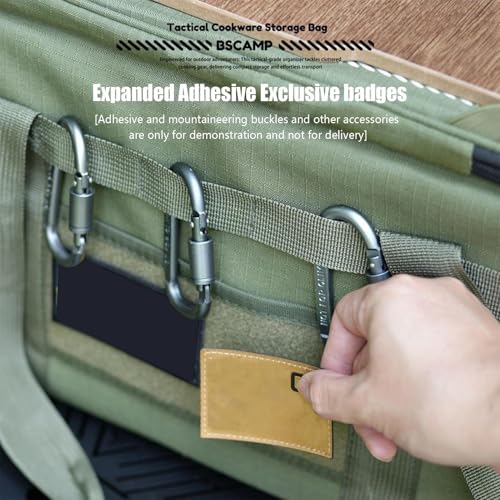 Organisateur d'ustensiles de cuisine de camping pliable pour bivouac