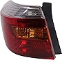 Evan-Fischer Tail Light Lens and Housing Compatible with 2008-2010 Toyota Highlander Amber/Clear/Red Lens Sport Model Japan Built Driver Side