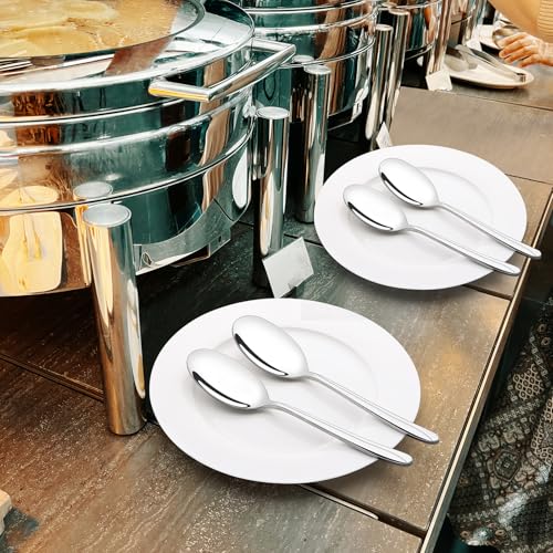 Cucharas de servir de acero inoxidable para catering, set de cubiertos de servicio Gloreen 6
