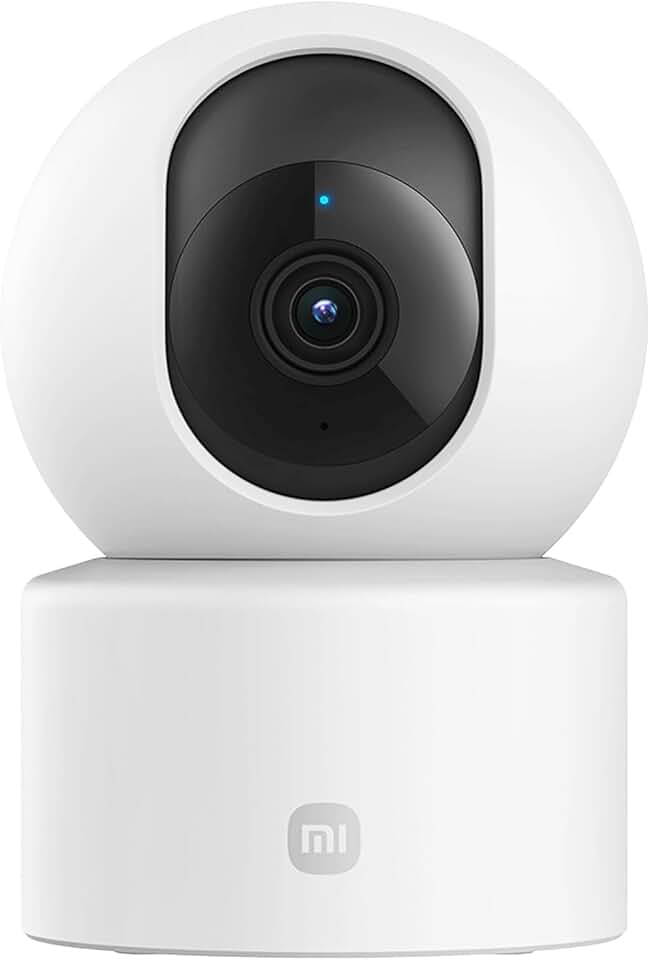 Xiaomi Smart Camera C301, 2340p (3MP) câmara WiFi de 360° para interiores, detecção humana AI rastreamento inteligente sereia áudio bi-direcional, visão noturna, compatível com Alexa e OK Google,