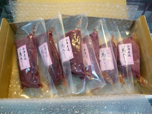 天馬 【業務用】会津馬刺し モモ肉 （赤身刺し）