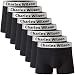 Produktbild Charles Wilson 8er Packung Herren Boxershorts mit Beinansatz (Large, Black (1019))