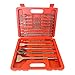 SharCreatives 17 Pieces SDS PLUS Rotary Hammer Drill Bits Set & Chisels with Storage Case for Drilling Concrete, Masonry, Bricks and Stone