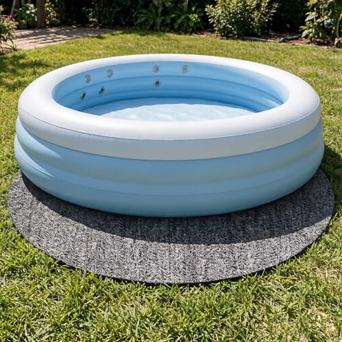 Estera para bañera de hidromasaje redonda de 90 pulgadas de fieltro 6