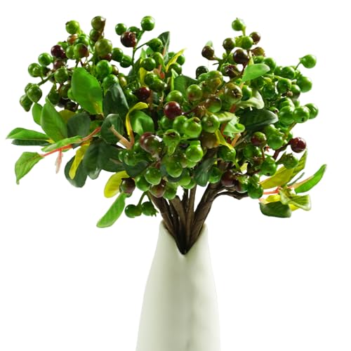 6 Pcs Artificial Berry Picks for Vase Fake Berries...