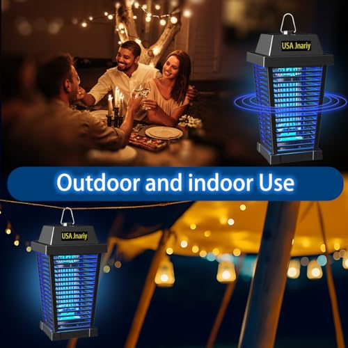 Image of 2026 Upgraded Mosquito Killer Lamp, 4200V Electric Bug Zapper for Indoor & Outdoor, Rechargeable LED Night Light - Safe for Baby & Family, Camping, Backyard, Terrace
