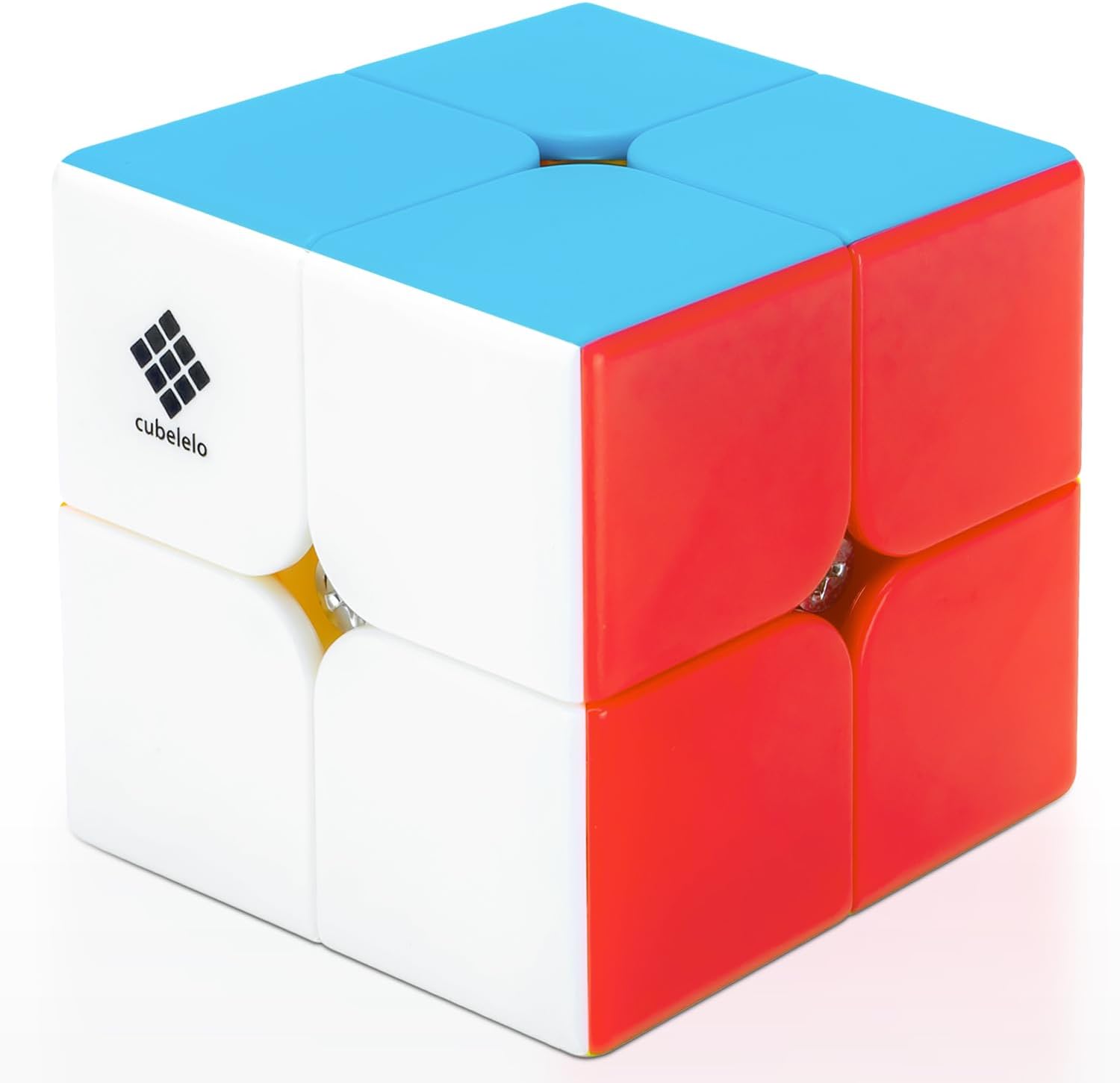 Drift 2x2 Stickerless Magic Speed Cube for Kids & Adults Speedy Brainstorming Puzzle (Multicolor)