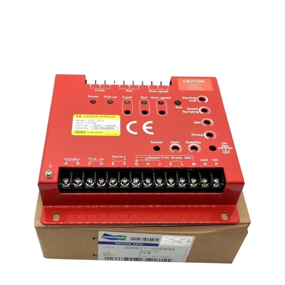 DGC-2013 Elektronischer Gouverneur Rot Drehzahlregler Stromerzeugendes Steuermodul 300611-00683A