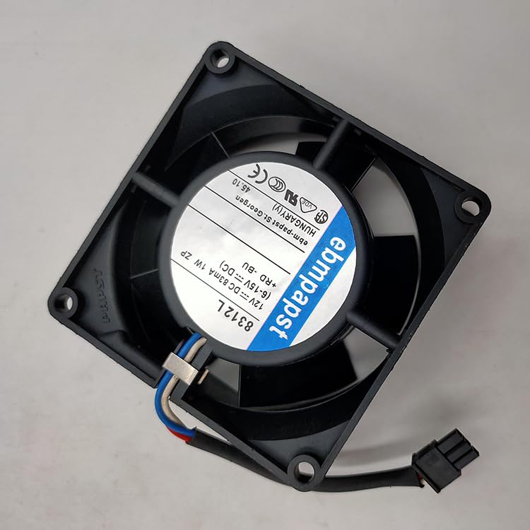NZNYDNL EBM 8312L 12V 1W 8032 8cm Large Airflow Inverter Fan