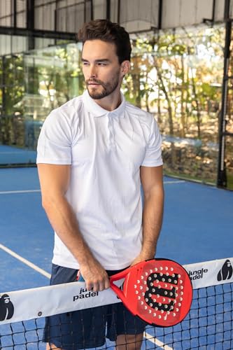 HUAKANG 5 Pack Men's Polo Shirt Short Sleeve Golf Polo Shirts Moisture Wicking Breathable Gym Sport Top for Golf Tennis Work (P533-BNG White DarkGrey-2XL) - Image 3