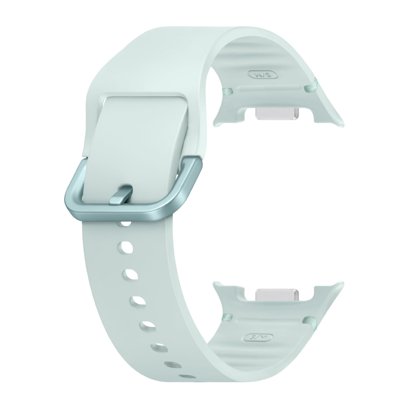 Samsung Galaxy Watch 8 Series Sport Band, Rubber Dynamic Lug System, Flexible Fit, Breathable, Compatible with Galaxy Watch 8 and Watch 8 Classic, S/M Mint