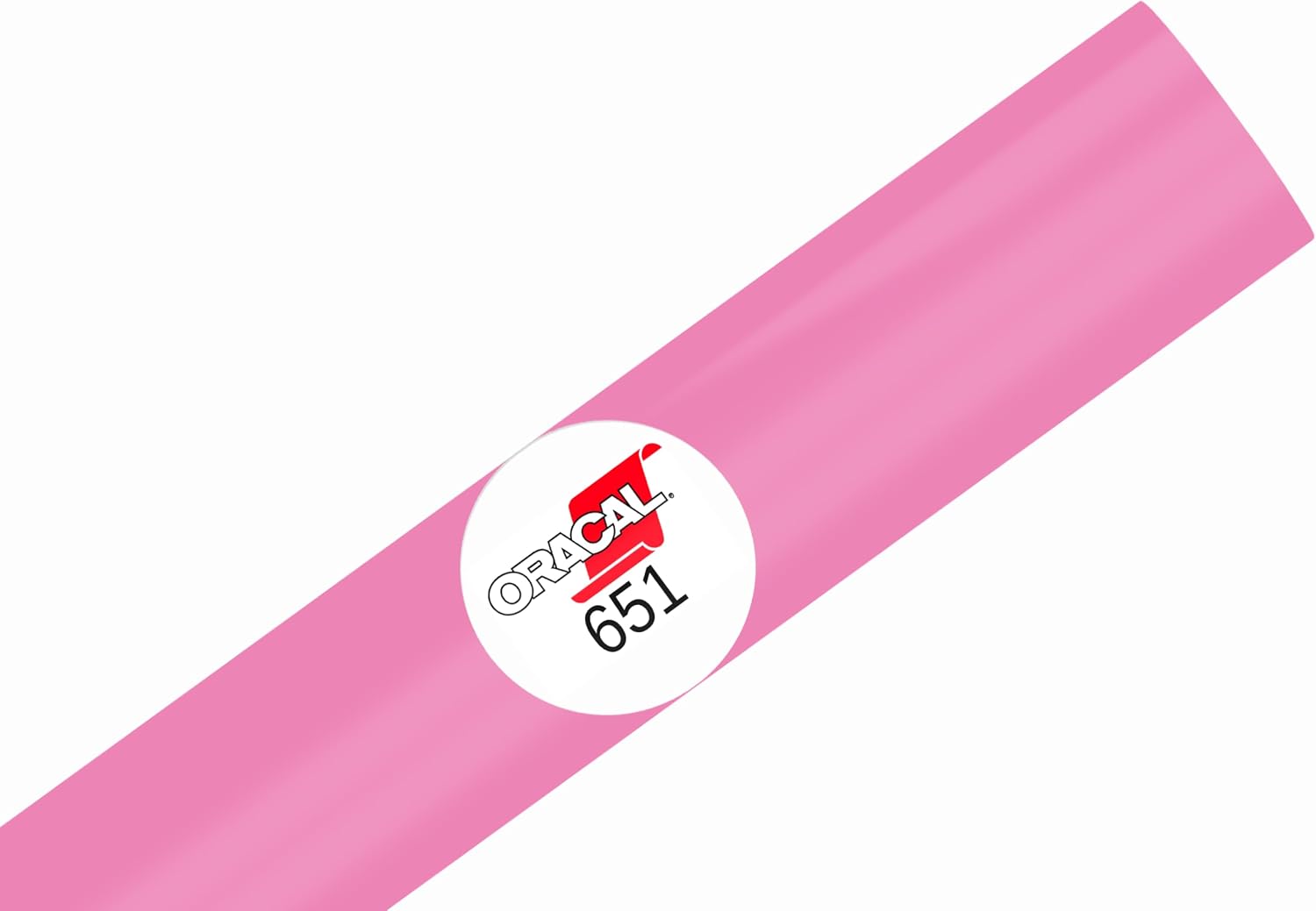 ORACAL 651 Glossy Permanent Vinyl 12 Inch x 10 Feet - Soft Pink