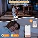 YisTech WiFi Dog Door Bell for Potty Training to Go Outside, Smart Doggie Door Bell for Dog, Wireless Doggy Doorbell with Phone App (One Button Two WiFi Receiver)