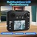 Drohne mit 4K Kamera Mini Drohne Mit LCD Fernbedienung 3D-Rollen Wiederaufladbare LCD-Fernbedienung 3-Geschwindigkeits-Einstell... RC Quadrocopter Faltbares für Anfänger M18LCD