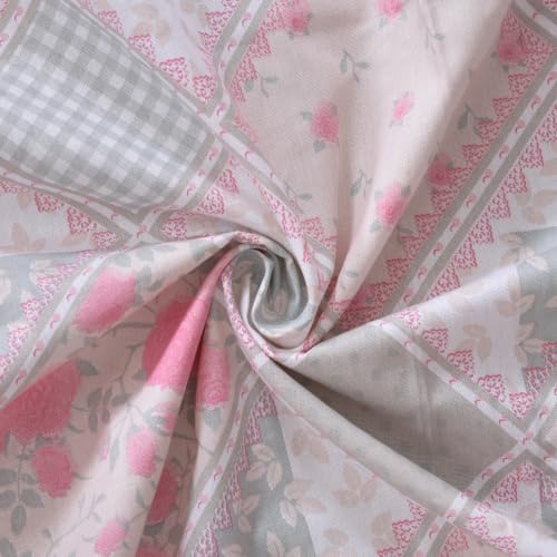Image of Amazon Brand - Umi Soft Cotton 210 TC Bedsheet Set 90X108 Inch | King /Double Bed Sheet with 2 Pillow Covers 17x27 | Trendy Elegant Print