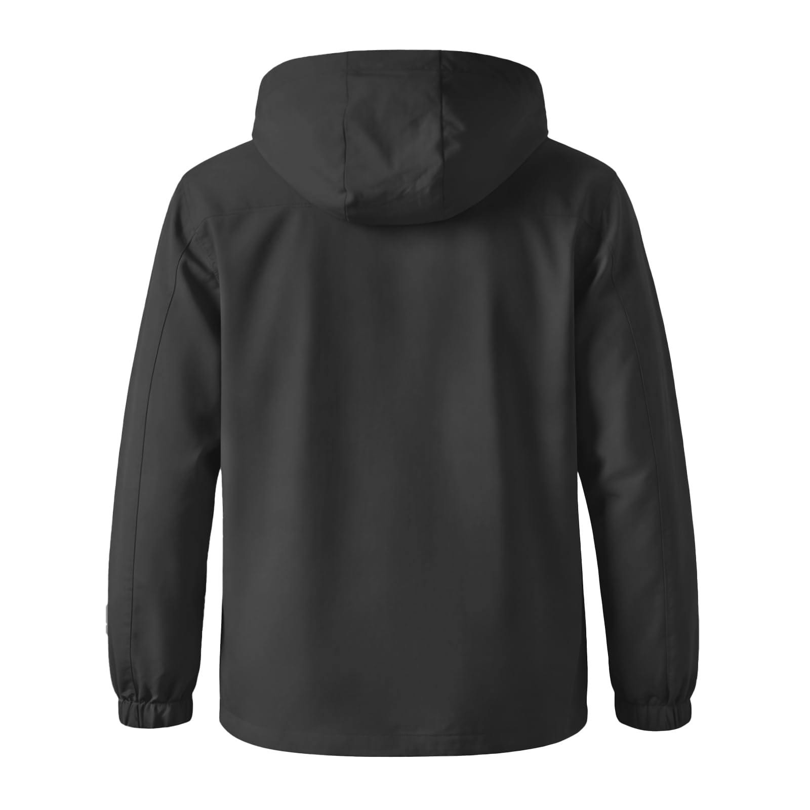 Veste Coupe Vent Homme en Softshell Extérieur avec Capuche | Veste Imperméable Homme Fermeture Eclair Léger Sport Outdoor Manteau Homme Mi Saison pour Voyage Randonnée