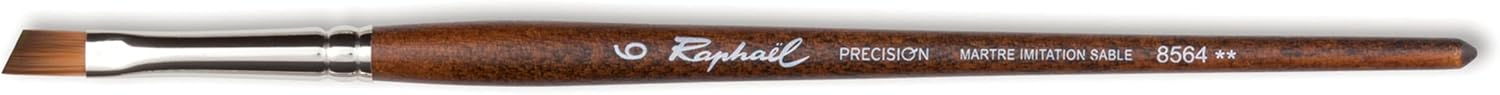 Raphael Precision Imitation Sable Brush, Angle, 6