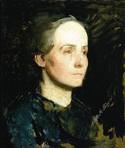 Affiche toile Thayer portrait de femme pour une décoration murale raffinée de salon ou chambre