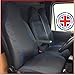 Price comparison product image CITROEN BERLINGO 1.6 HDi 625Kg Enterprise 2+1 BLACK WITH BLUE PIPING VAN SEAT COVERS DRIVER + DOUBLE PASSENGER SEATS