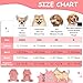 Sebaoyu Fleece Dog Sweater for Small Girl Boy Winter Cute Warm Pajamas Polka Dot Pet Clothes Puppy Yorkie Cat Tiny Outfit Pjs 4 Legs Jumpsuit(Pink,XXX-Small)