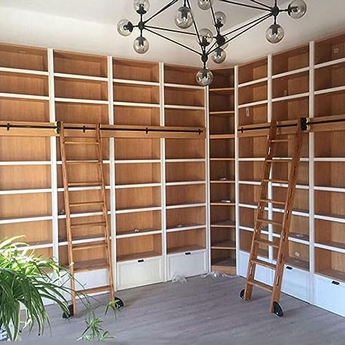 Kit d'extension de bibliothèque avec roulettes inférieures pour échelle mobile