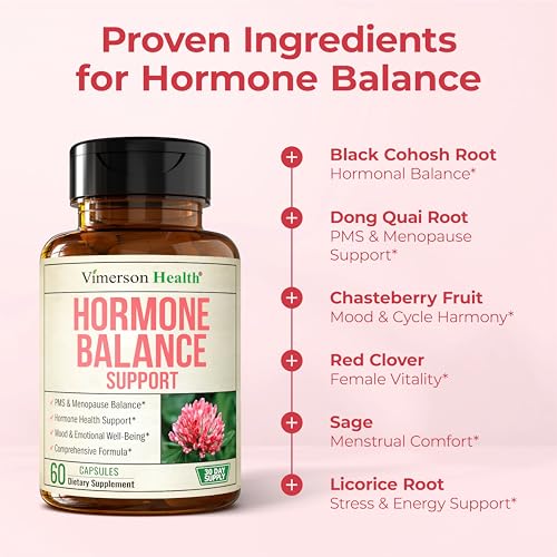 Hormone Balance for Women - PMS, Menopause, Mood & Cycle Support, 60 Ct - Image 5