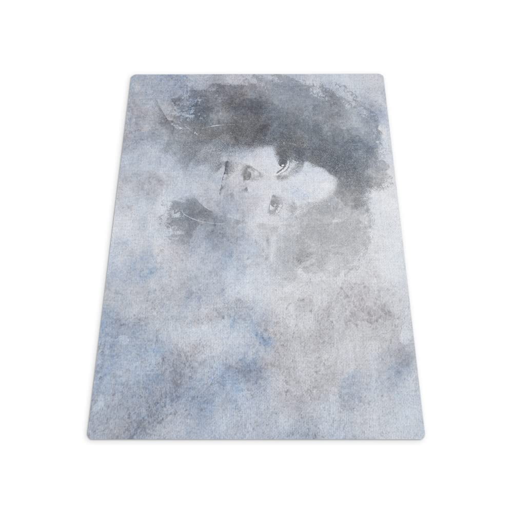 Tapis sous la chaise gaming anti-rayures 120x90 cm protection sol en vinyle robuste