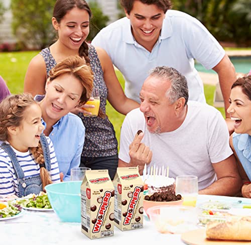 Nosh Pack Whoppers Malted Milk Chocolate Candy Balls, Dark Chocolate, Malted Milk Balls, Chocolate Bulk Candy Gifts, Original Malted Sweet Crispy Chocolate 12 Ounce Chocolate Pack Mints (2 Pack) #TOP5