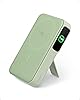 Anker MagGo Power Bank (10000mAh) モバイルバッテリー Qi2認証 ワイヤレス充電 最大出力15W MagSafe対応 マグネット式ワイヤレス充電対応 コンパクト 折りたたみ式スタンド iPhone 15 / 14 / 13 / 12 シリーズ専用 (グリーン)