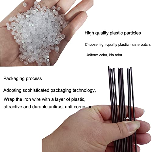 Etetevn 80 Pcs Brown 2 Gauge(2Mm Diameter) Floral Stem Wire 16 Inch For Diy Crafts, Artificial Flower Arrangements, Wreath Making, Wedding Decorations #TOP3