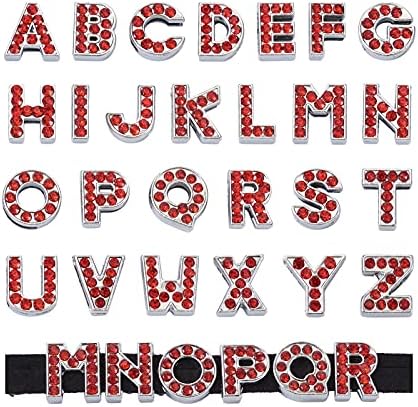 PandaHall Alloy Rhinestone Alphabet Charms Pendant