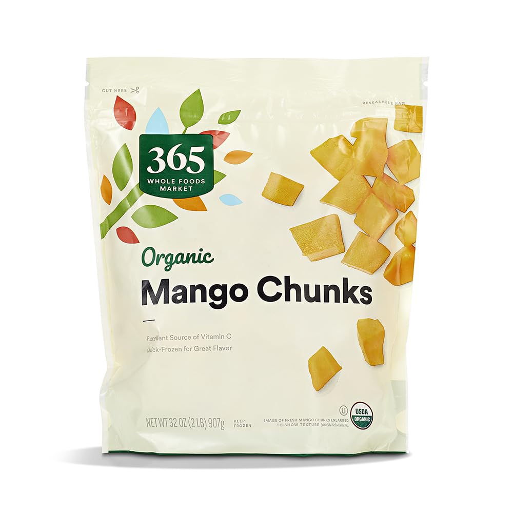 Organic Mango Chunks, 32 oz, (Frozen)