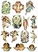 Victorian Vintage Angels and Cupids Collage Sheet 8.5 x 11"