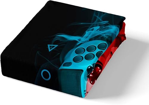 Miniatura 3 de Feelyou Juego de funda de edredón para niños y adolescentes, juego de funda de edredón con estampado de consola de videojuegos, decoración del