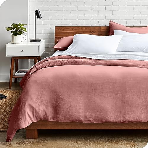 Bare Home Duvet Cover Set Double Size - Premium 1800 Ultra-Soft Duvet Cover Set - Lightweight - Cooling Duvet Cover - Bed Duvet Cover with 2 Pillowcases (Double, Sand)