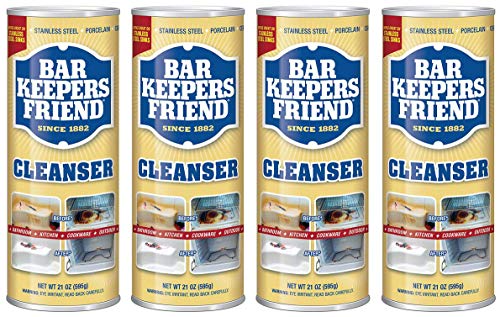 Bar Keepers Friend Powdered Cleanser 21-Ounces (4-Pack)