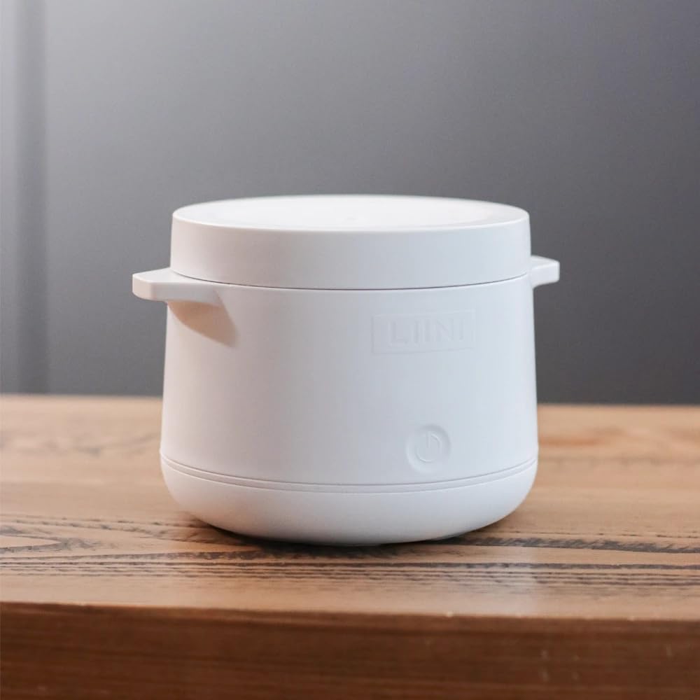 LIINI® 2.0 PRO Breiwärmer weiß – Akku Babybreiwärmer, 50W, 10'000 mAh, Erwärmen per Knopfdruck, IP66, auslaufsicher, Edelstahlplatte, BPA-frei, USB-C Aluminiumkabel