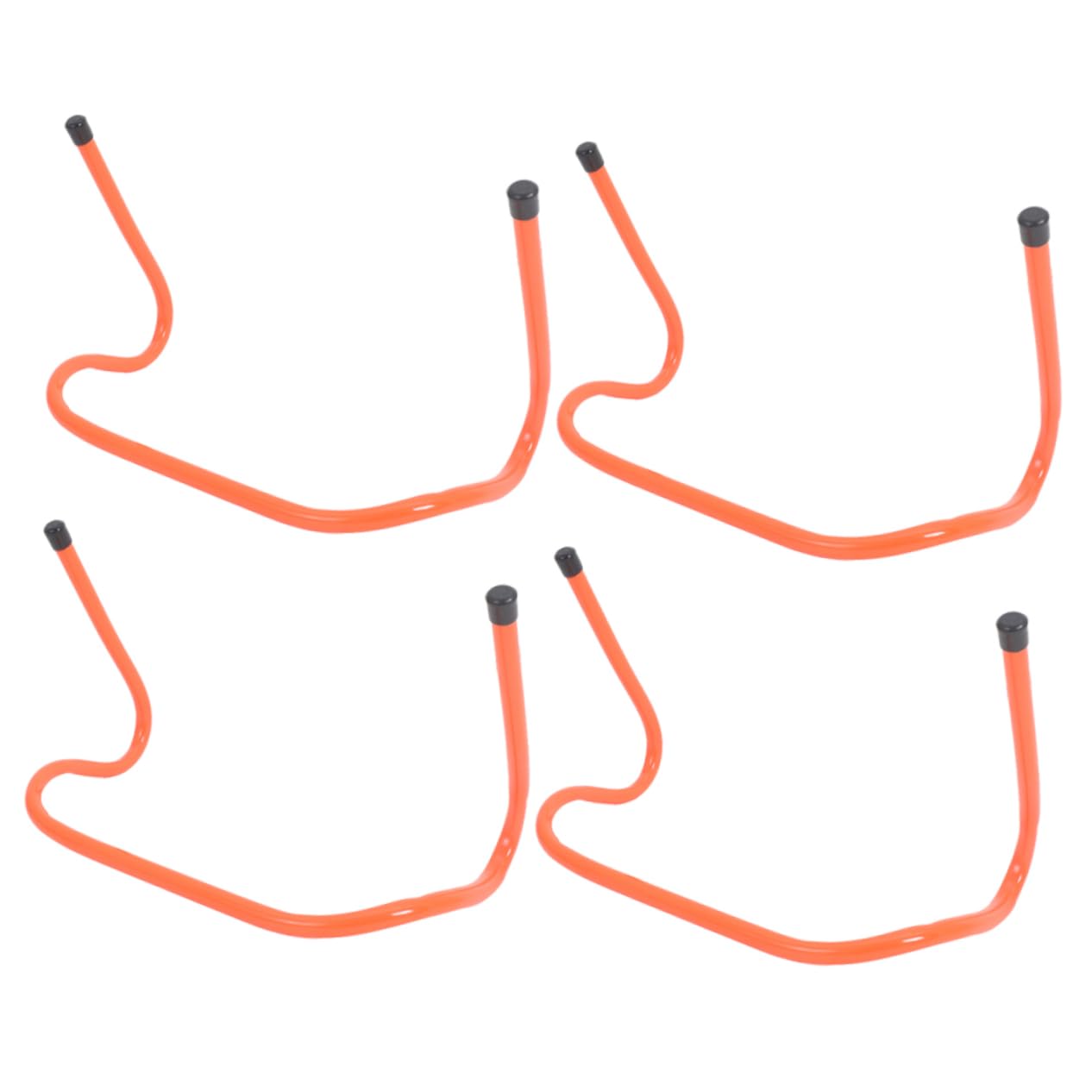 KICHOUSE 4Pcs Agility Hurdles Durable Plastic Training Hurdles for Sports Practice Speed Flexibility and Coordination for Athletes and Training