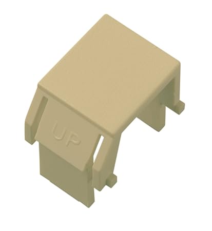 On-Q Legrand WP3455-IV Blank Keystone Modular Insert, Ivory, (10 Pack)