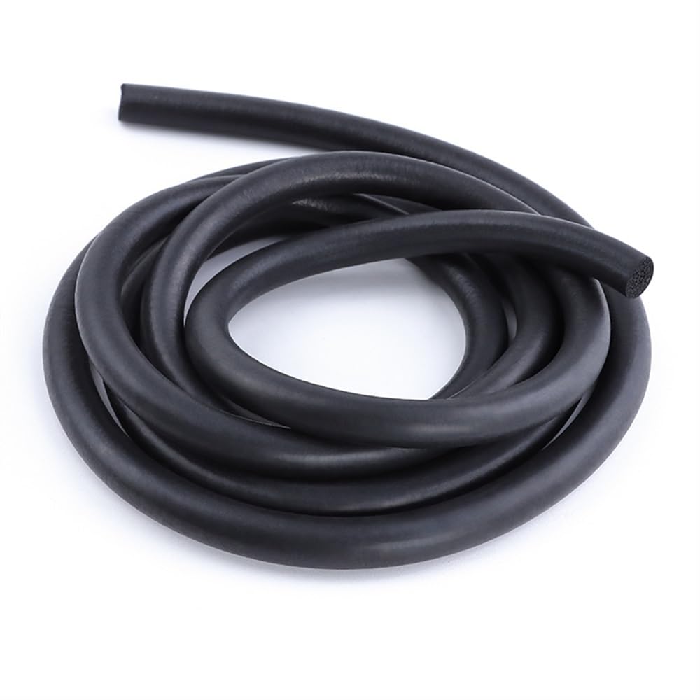 Anyaciy One Color Weather Stripping Seal 5M Sound Proofing Dust Seals Stripping, Diameter 2-20Mm Epdm Foam Round Sealing Strip, Foamed Rubber Seal 1 Piece(7Mm)
