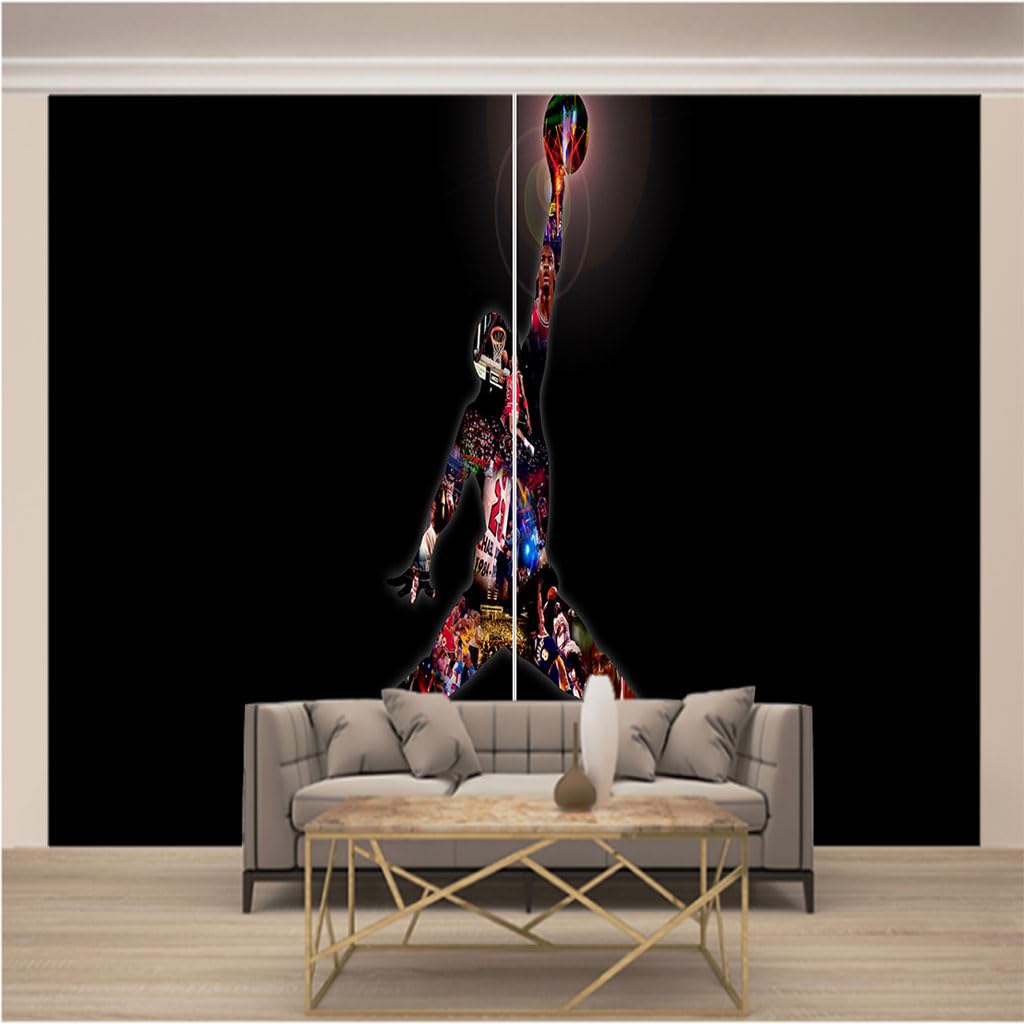 Papier peint panoramique lavable et facile à poser 274x254cm basket