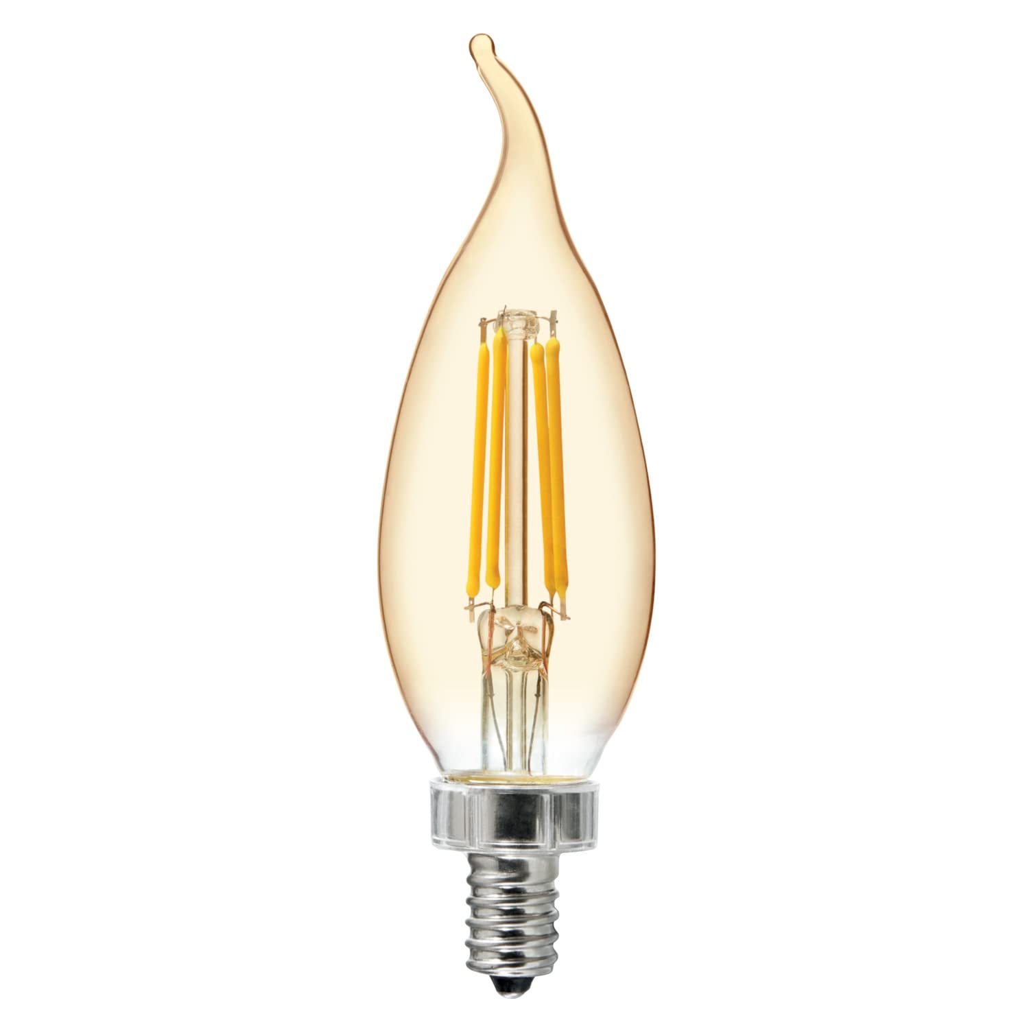 GE Lighting Vintage Style LED Light Bulbs, 40 Watt Eqv, Amber