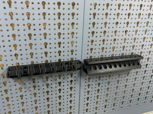 Generisch Werkzeughalter für Küpper Lochwand - Schraubendreher Halter, Kunststoff, Schwarz, 2x Schraubendreher Halter