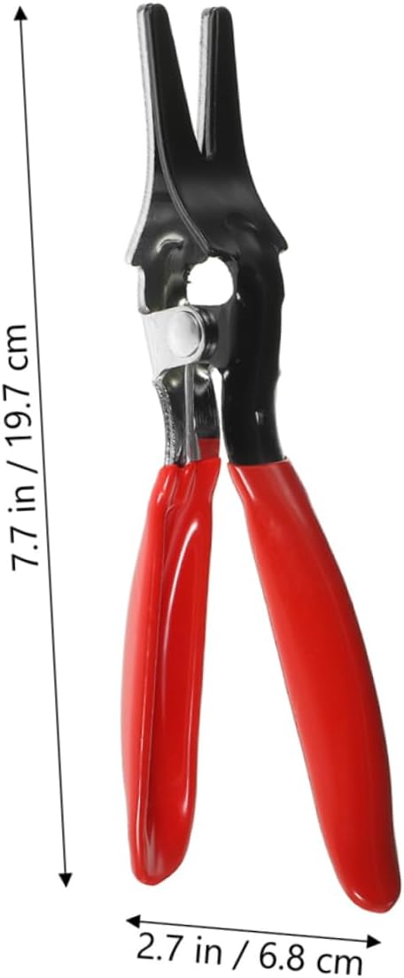 Unomor 2pcs Hose Removal Pliers for Automotive Lines Easy Disassembly Vacuum Line Tool for Radiator Brake and Gas Hoses Essential Mechanic Accessory