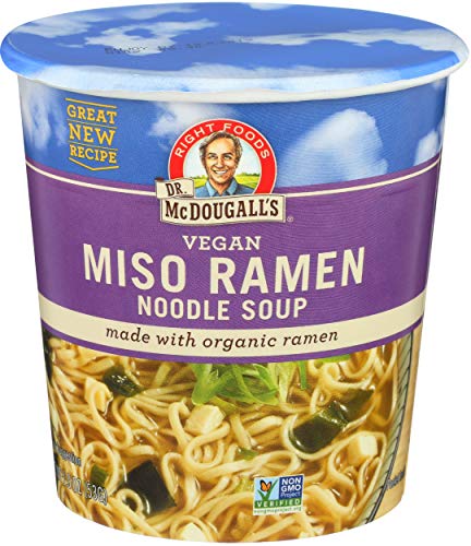 Dr. McDougall's, Vegan Miso Ramen Noodle Soup, 1.9 Ounce