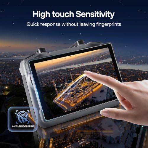 Image of STP FEEL Premium Tempered Glass Screen Protector For DJI RC Pro 2 [ Mavic 4 Pro ] Monitor Remote Controller | Pack of 2